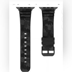 Black/Gray Camouflage Watch Strap! New in original packaging!‎